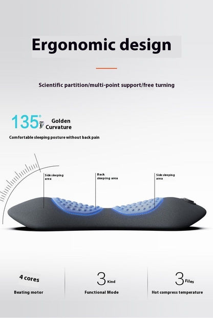 ThermoRelax – Almohada Lumbar con Calor y Masaje