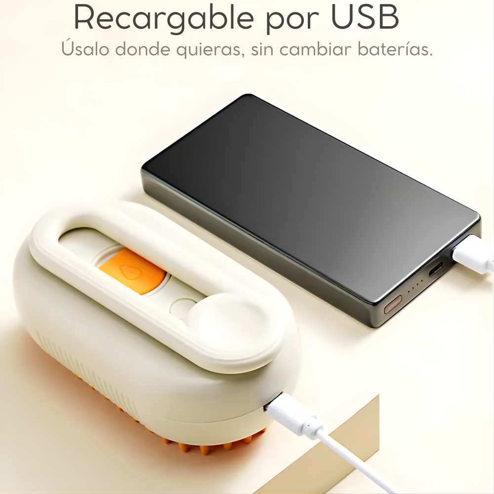 Cepillo Vaporizador 3 En 1